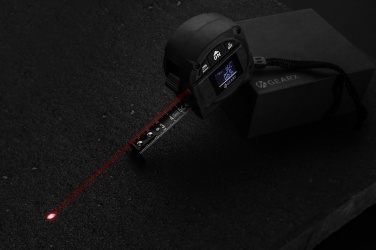 Logotrade promotional giveaway image of: Gear X measuring 5M tape with 30M laser