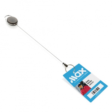 Logotrade promotional products photo of: RCS recycled ABS roller clip keychain