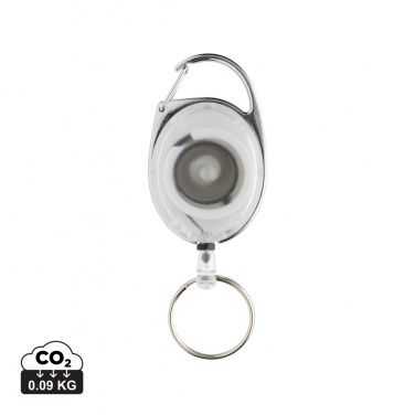 Logotrade promotional giveaway picture of: RCS recycled ABS roller clip keychain