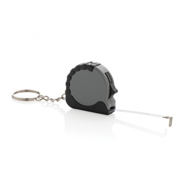 Logotrade promotional gift picture of: MeasureMate RCS reycled ABS 1 meter tape keychain