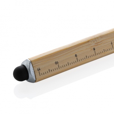 Logo trade advertising products image of: Eon bamboo infinity multitasking pen