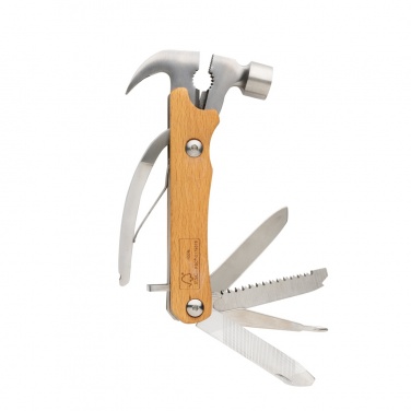 Logotrade promotional products photo of: Wooden multi-tool hammer