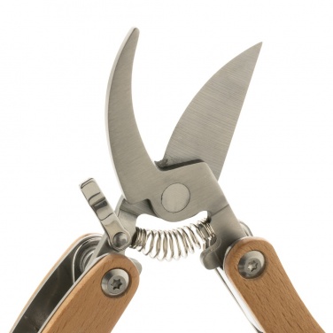 Logo trade business gift photo of: Wooden garden multi-tool