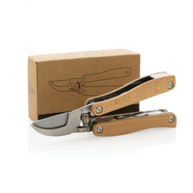 Logo trade advertising products picture of: Wooden garden multi-tool