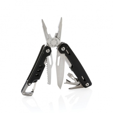 Logo trade advertising products image of: Solid multitool with carabiner