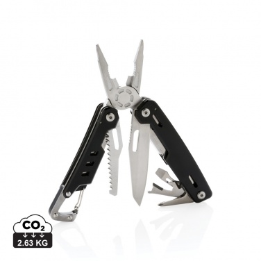 Logo trade promotional merchandise image of: Solid multitool with carabiner