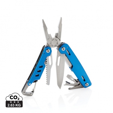 Logo trade promotional products image of: Solid multitool with carabiner