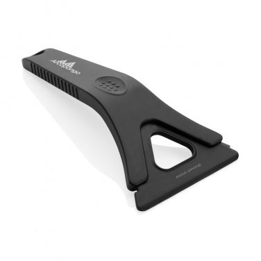 Logo trade promotional giveaways picture of: Polard RCS certified recycled plastic 3-in-1 ice scraper