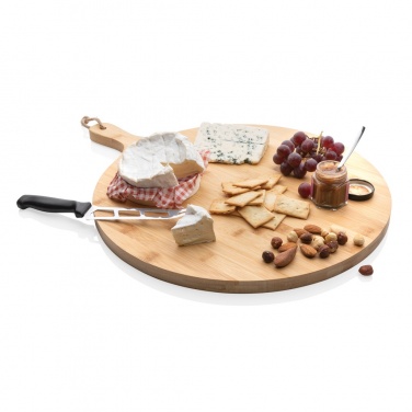 Logotrade promotional item image of: Ukiyo bamboo round serving board