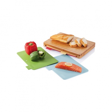 Logotrade promotional gift image of: Cutting board with 4pcs hygienic boards