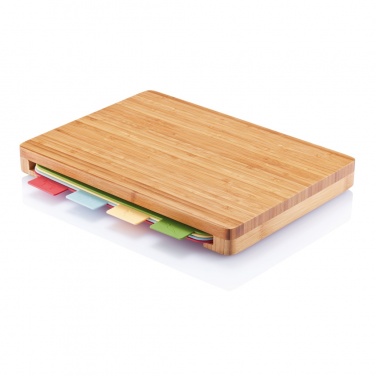 Logotrade advertising product picture of: Cutting board with 4pcs hygienic boards
