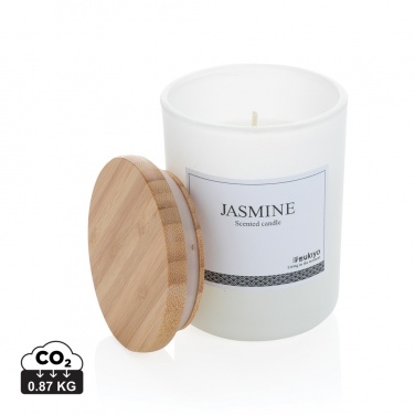 Logotrade promotional gifts photo of: Ukiyo deluxe scented candle with bamboo lid