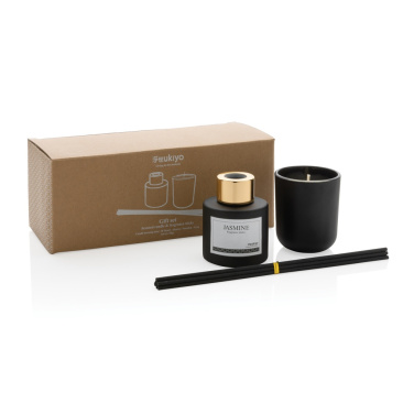 Logo trade promotional giveaway photo of: Ukiyo candle and fragrance sticks gift set