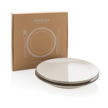 Logo trade promotional gifts picture of: Ukiyo dinner plate set of 2