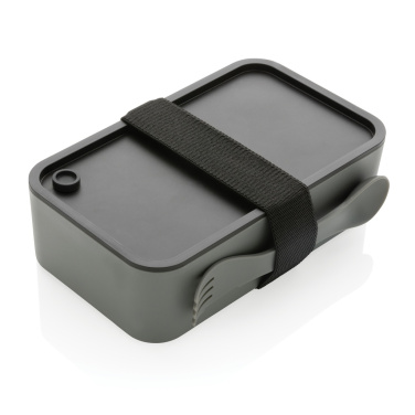 Logo trade promotional item photo of: GRS recycled PP lunch box with spork