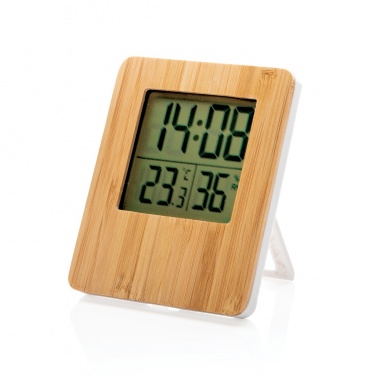 Logotrade promotional merchandise photo of: Bamboo weather station