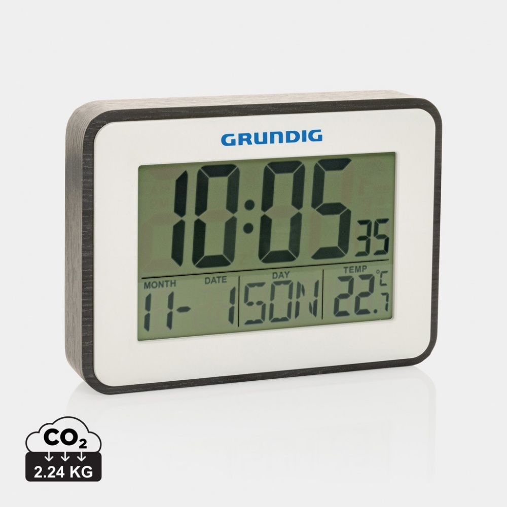 Logo trade corporate gift photo of: Grundig weatherstation alarm and calendar