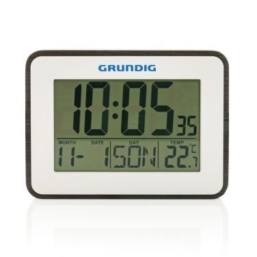 Logo trade promotional product photo of: Grundig weatherstation alarm and calendar