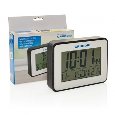 Logotrade promotional merchandise photo of: Grundig weatherstation alarm and calendar