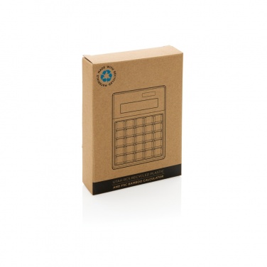 Logotrade corporate gifts photo of: Utah RCS recycled plastic and  bamboo calculator
