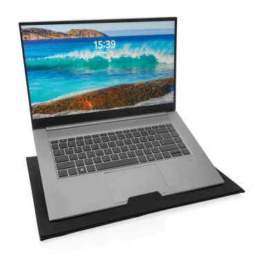 Logo trade business gift photo of: Impact AWARE RPET Foldable desk organizer with laptop stand