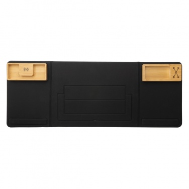 Logo trade business gifts image of: Impact AWARE RPET Foldable desk organizer with laptop stand