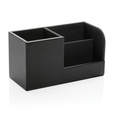 Logo trade promotional giveaways image of: Swiss Peak RCS recycled PU Desk organiser