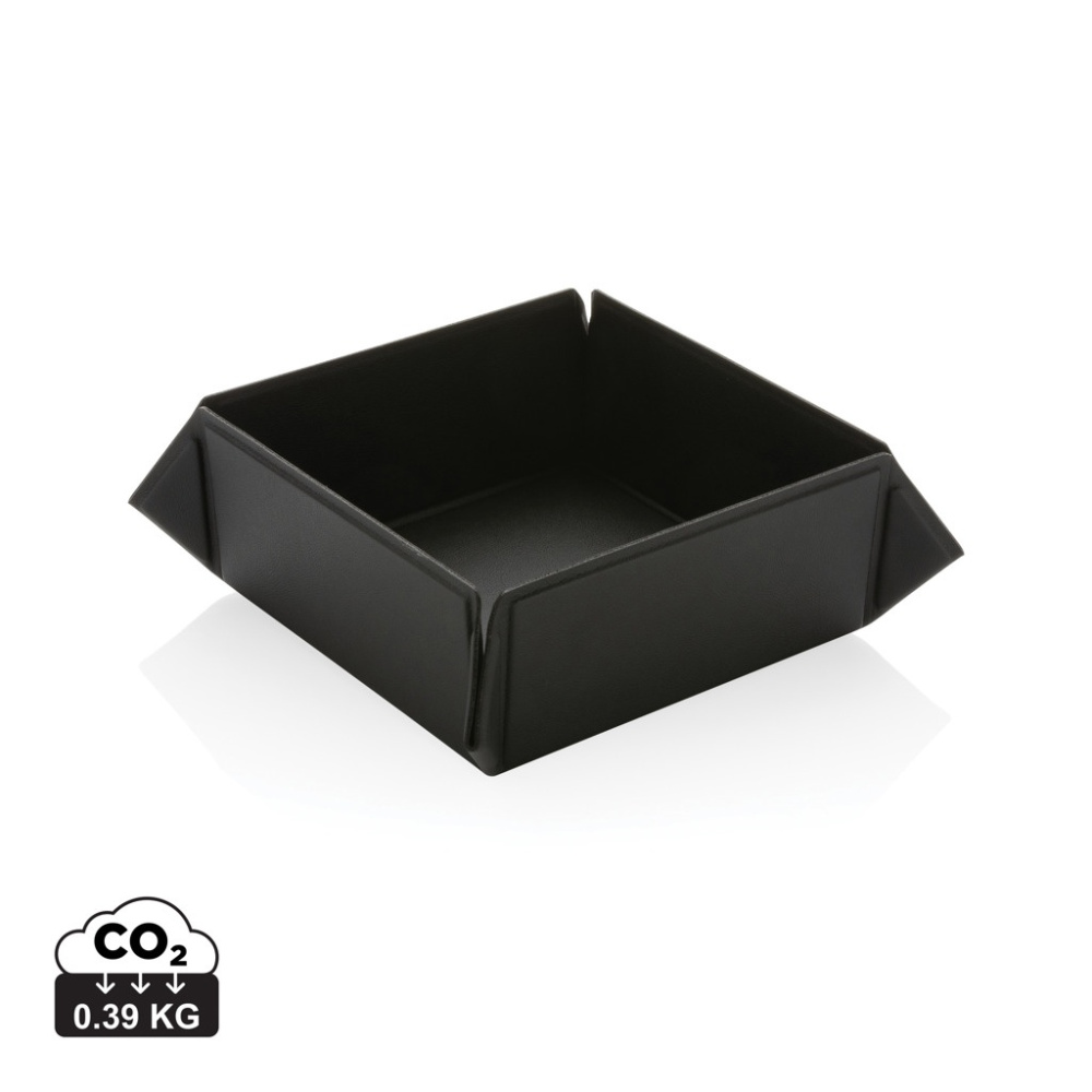 Logotrade promotional gift image of: Swiss Peak RCS recycled PU foldable magnetic storage tray