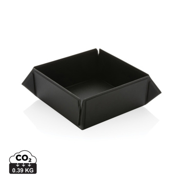 Logo trade corporate gift photo of: Swiss Peak RCS recycled PU foldable magnetic storage tray