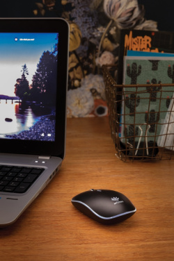 Logotrade promotional giveaway image of: Light up logo wireless mouse