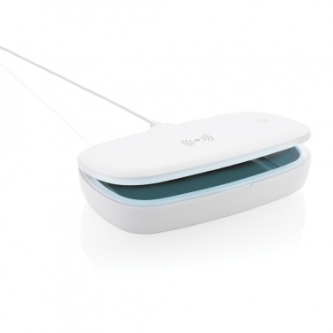 Logo trade promotional products image of: UV-C steriliser box with 5W wireless charger