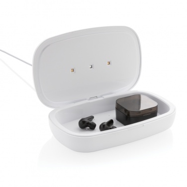 Logotrade business gifts photo of: UV-C steriliser box with 5W wireless charger