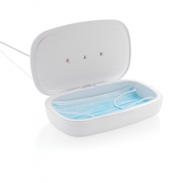 Logotrade advertising product picture of: UV-C steriliser box with 5W wireless charger