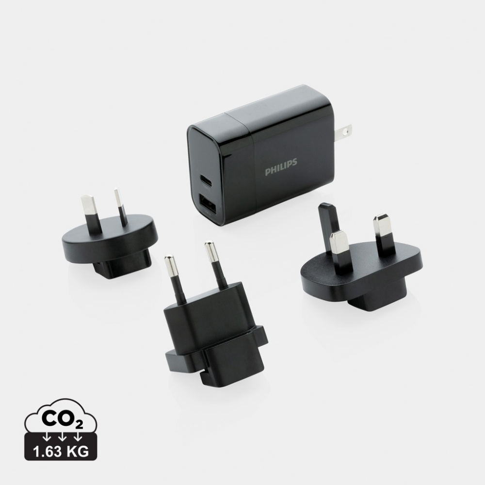 Logo trade promotional product photo of: Philips ultra fast PD travel charger