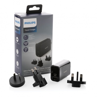 Logo trade advertising product photo of: Philips ultra fast PD travel charger
