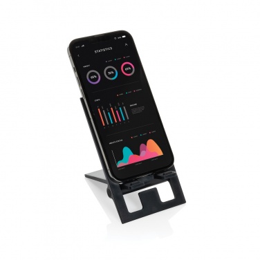 Logo trade corporate gift photo of: SnapStand RCS recycled plastic foldable phone stand