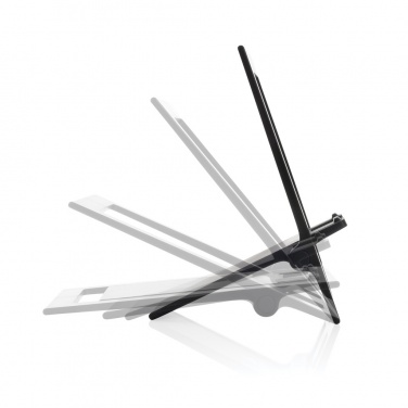 Logo trade promotional gift photo of: SnapStand RCS recycled plastic foldable phone stand