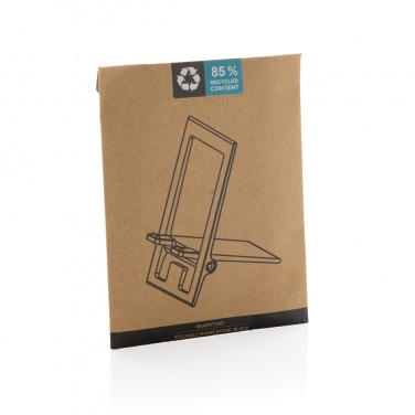 Logo trade business gifts image of: SnapStand RCS recycled plastic foldable phone stand