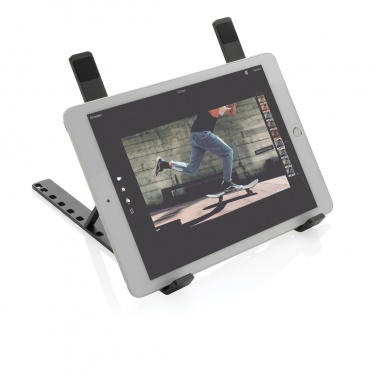 Logo trade corporate gifts picture of: Terra RCS recycled aluminium universal laptop/tablet stand