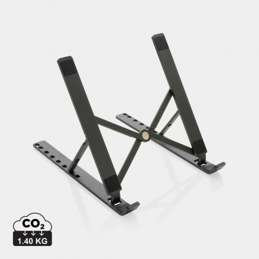 Logo trade corporate gifts image of: Terra RCS recycled aluminium universal laptop/tablet stand