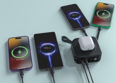 Logo trade corporate gifts picture of: Urban Vitamin Saratoga 5 in 1 universal charger