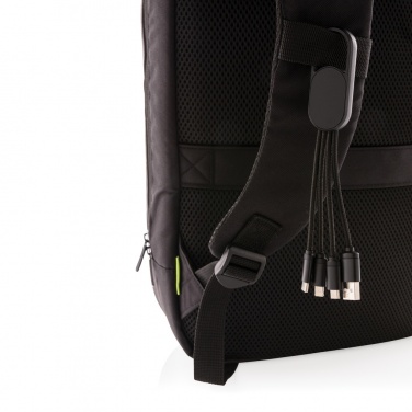 Logotrade promotional merchandise photo of: 4-in-1 cable with carabiner clip