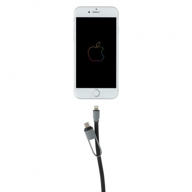 Logo trade business gifts image of: 3-in-1 retractable cable