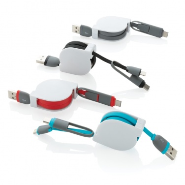 Logotrade advertising product image of: 3-in-1 retractable cable