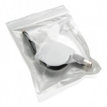 Logo trade promotional gifts image of: 3-in-1 retractable cable