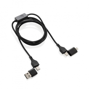 Logotrade corporate gift image of: Datalock RCS recycled 60W hacking protection cable