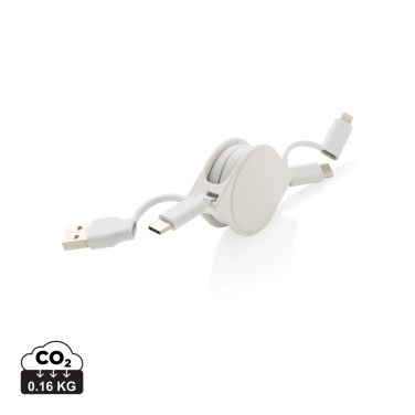 Logotrade promotional items photo of: RCS standard recycled plastic and TPE 6-in-1 cable