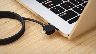Logo trade promotional items image of: Urban Vitamin Stockton 65W RCS RTPE/RPET magnetic cable