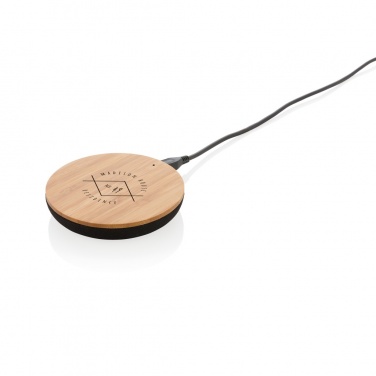 Logotrade promotional products photo of: Bamboo X 5W wireless charger
