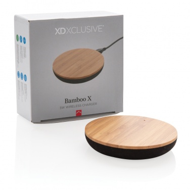 Logotrade promotional merchandise picture of: Bamboo X 5W wireless charger